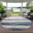 Machine Washable Indoor/Outdoor Chantille ACN2940 Striped Rug-128961513