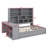 Daybed With Drawers ,Desk ,Shelves And Lights-512634482