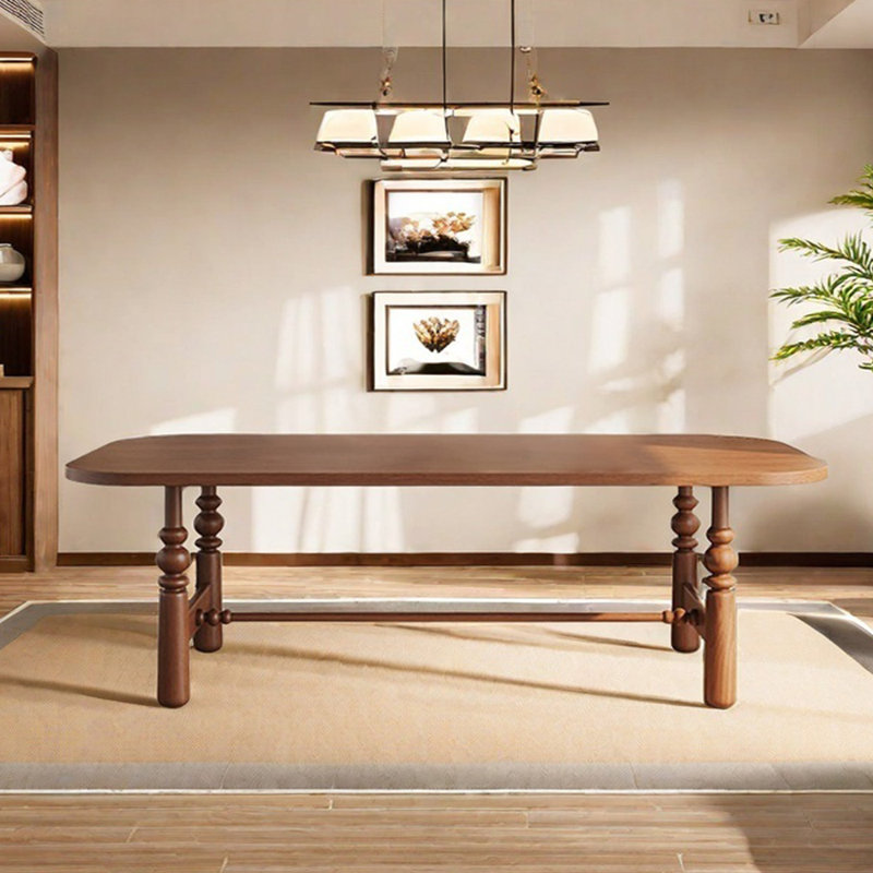 Table de salle à manger Vintage, H 28,94 po x L 94,49 po x l 43,31 po