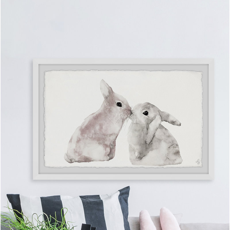 «Elma Mindenmines Sweet Bunnies», reproduction encadrée, H 8 po x l 12 po x P 1,5 po