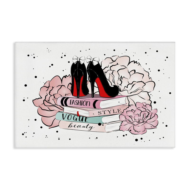 Art floral sur toile, livres de mode florale par Martina Pavlova, H 30 po x l 45 po
