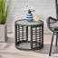 Table d'appoint grise de P 18,2 po x l 16,34 po, l 11,94 lb, avec rangement élégant de 18,2 po de profondeur, largeur de 16,34 po, poids de 11,9 lb-245049273
