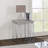 Square Coffee Table With Metal Sled Base