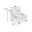 Living Room Armless Chair, Reading Chair-3625424