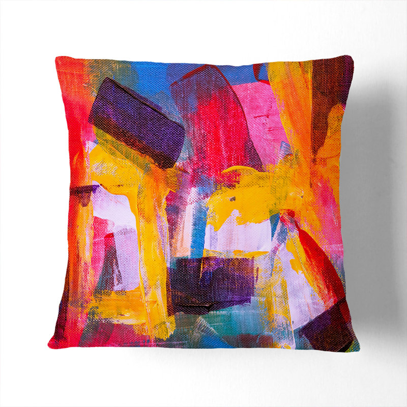 Square Throw Cushion, Black, 40 x 40 cm