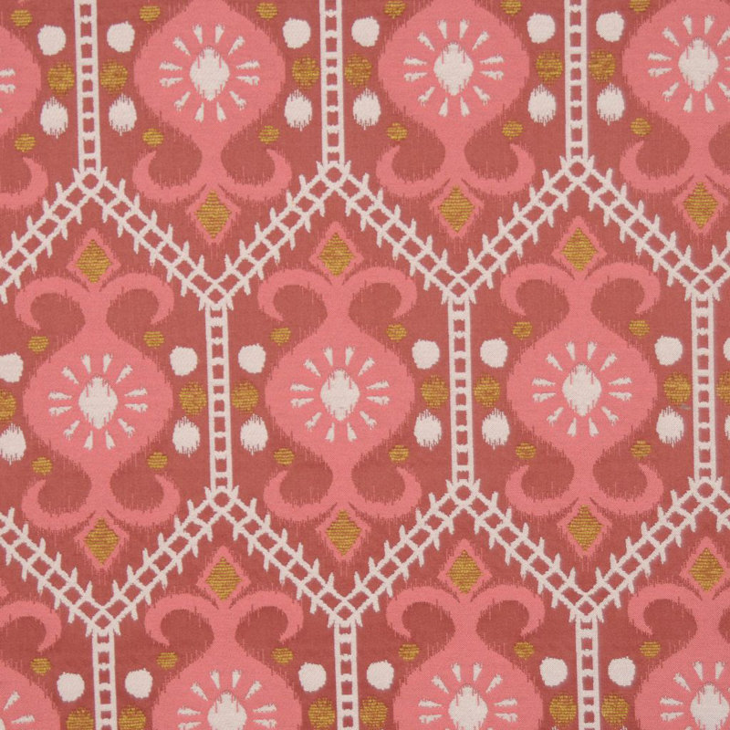 Ikat Fabric, Crimson