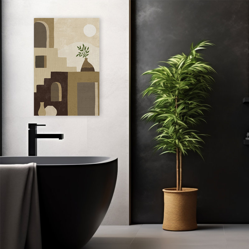 Contemporain et moderne, scènes simples II, neutre, H 24 po x l 16 po
