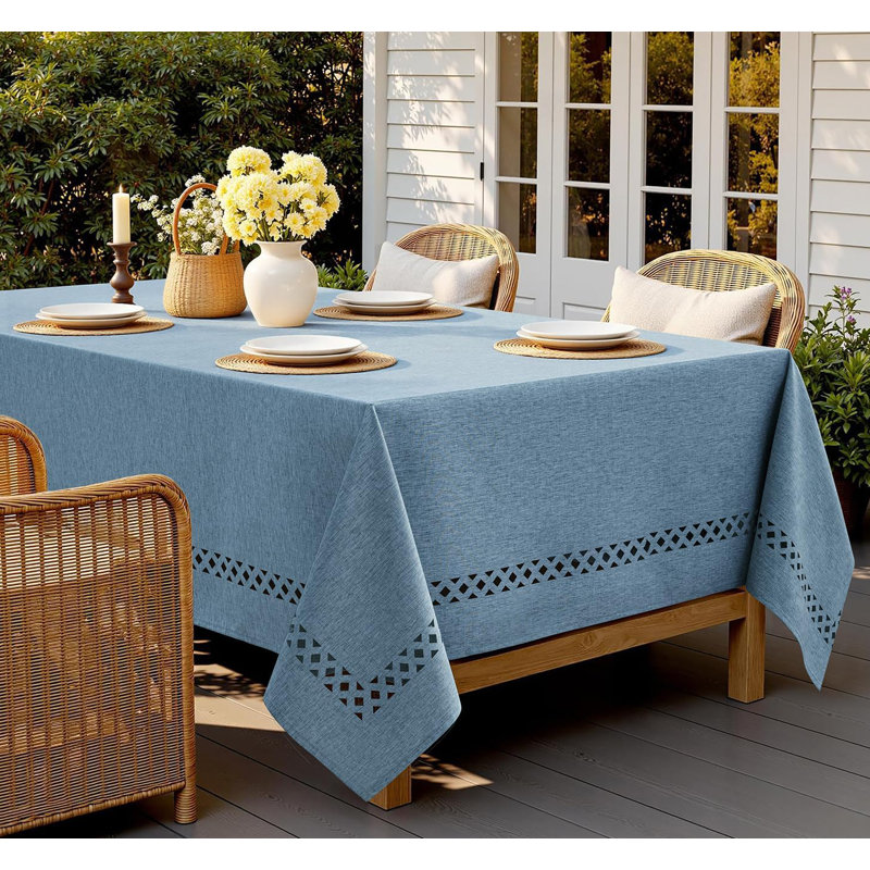 Nappe 60 po x 84 po Farmhouse, Bleu cendré