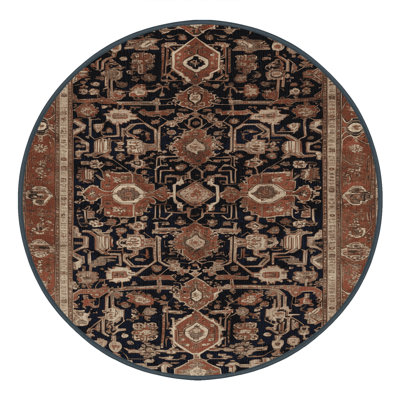Tapis brun lavable à la machine