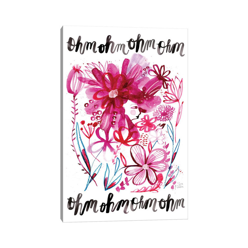 Ohm Garden by Sara Franklin - Wrapped Canvas Print, 20.32 cm H x 30.48 cm W