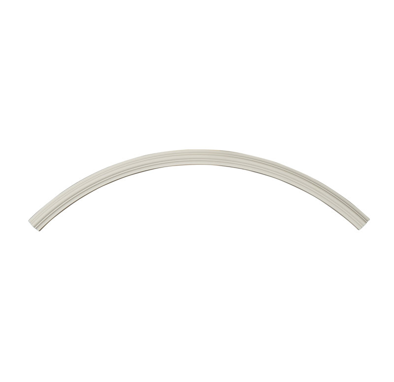 Ensemble d'anneaux de plafond traditionnel, H 50,375 po x l 50,375 po, Simple (1/4 d'un cercle complet)