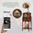 Brown Rectangular Solid Wood Media Players