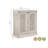 Expandable Solid Wood Bar Cabinet with Stemware & Bottle Storage-1167949945