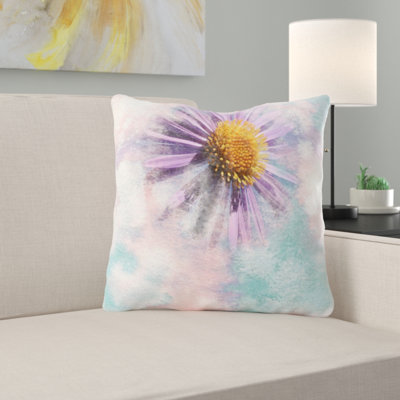 Melodi Flower Square Pillow Cover & Insert