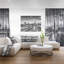 Beautiful Black and White London View Cityscape, reproduction de photo sur toile tendue-18295626