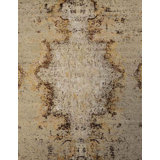 Contemporary One-of-a-Kind Rectangle 8'4" X 10' Hand Knotted Area Rug