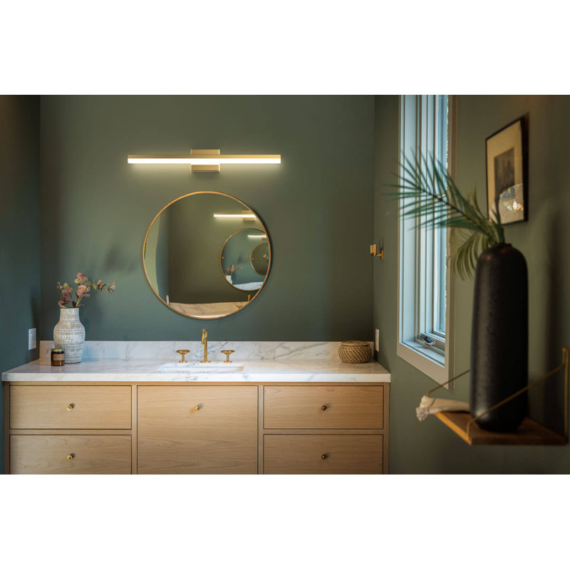Peoa Dimmable LED Bath Bar, Gold