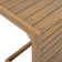 C-shape end table  Brown