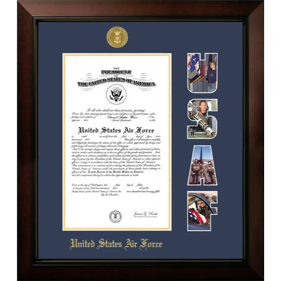 Air Force Certificate Legacy Picture Frame