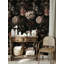 Papier peint floral foncé Moody Still Life Flower Mural Elegant