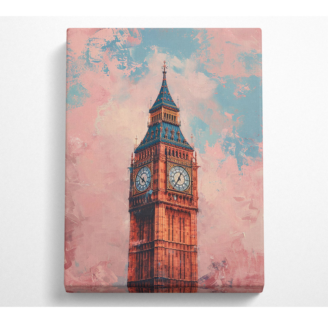 Big Ben Oil - Kunstdrucke auf Leinwand ohne Rahmen