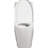 One - Piece Toilet With 1.1/1.6 Dual Flush, Elongated Comfort Height, Soft Close Seat, Good For Residential Use, White Flush Height Toilet, Space Efficient,