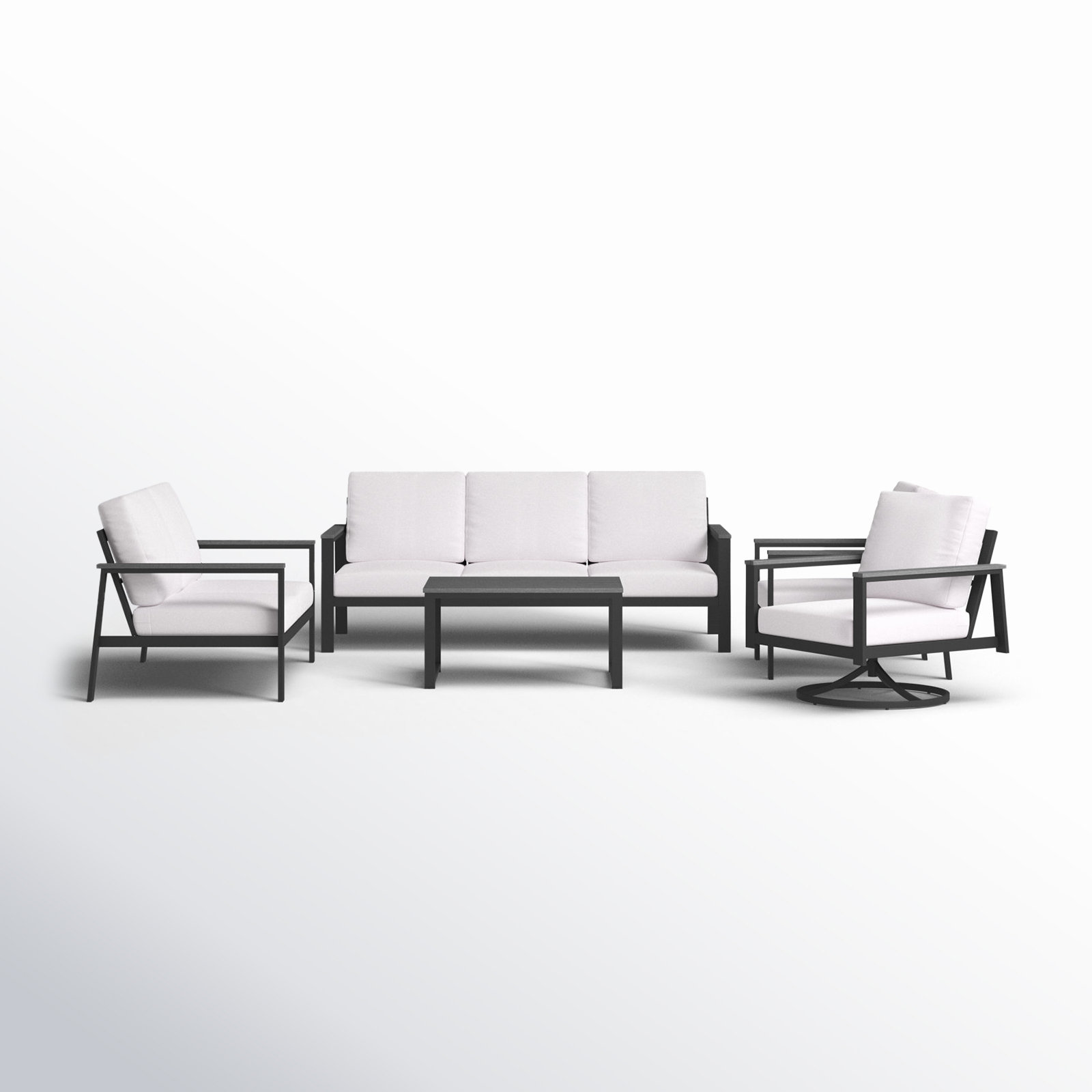 Townsend 7-Person Sunbrella® Patio Seating Group, Sunbrella Canvas Natural