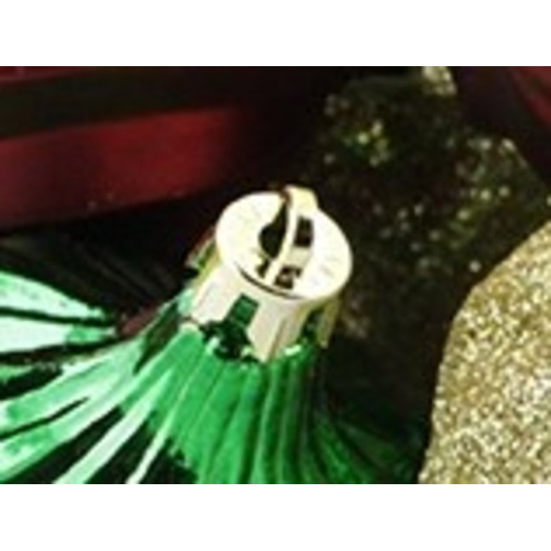 Ornement de Noël rouge et vert incassable, Rouge / Vert / Blanc