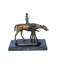 Statue de cheval et jockey en bronze de la collection Nifao, réplique du bon Willis 14 po x 6 po x H 13 po