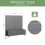 Eulau Metal Planter Box with Wheels-1782689565-1792890612