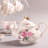 DNGJU 28oz. Floral Teapot Set