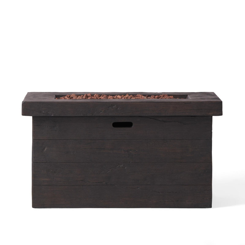45"RECTANGULAR MGO FIRE PIT  - 50,000 BTU