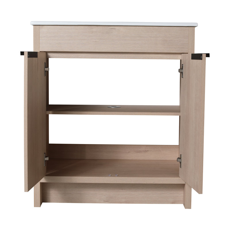 Ensemble de meuble-lavabo simple 30 po Tolson, Blanc brillant