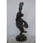 Nifao Boxing Monkey Bronze Statue - Humorous Bronze Monkey Sculpture - Size: 10"L x 12"W x 33"H.