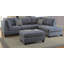 3 pièces Canapé modulaire gris et gris