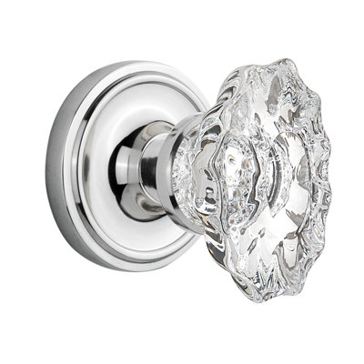 Rosette classique avec bouton de porte de château