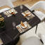 Ensemble de salle à manger 7 pièces, ensemble de table de salle à manger rectangulaire pré-assemblé, ensemble de table de salle à manger en pierre frittée avec chaises rembourrées-131279191-133401276