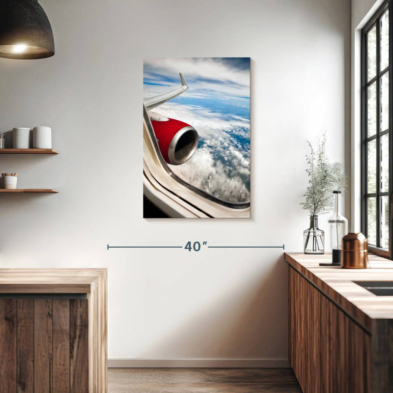 Mehar Plane Window View, 36" H x 24" W