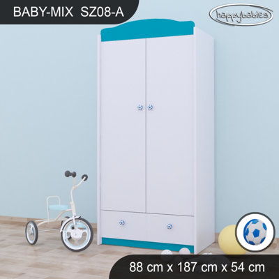 Baby 2 Door Wardrobe