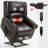 Power Lift Recliner Chair Heat Massage Dual Motor Infinite Position Up To 350 LBS, Genuine Leather, Heavy Duty Motion Mechanism With USB Ports-1195878026