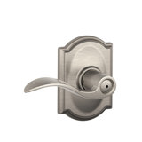 Accent Bronzed Bed & Bath Privacy Door Lever with Camelot Trim