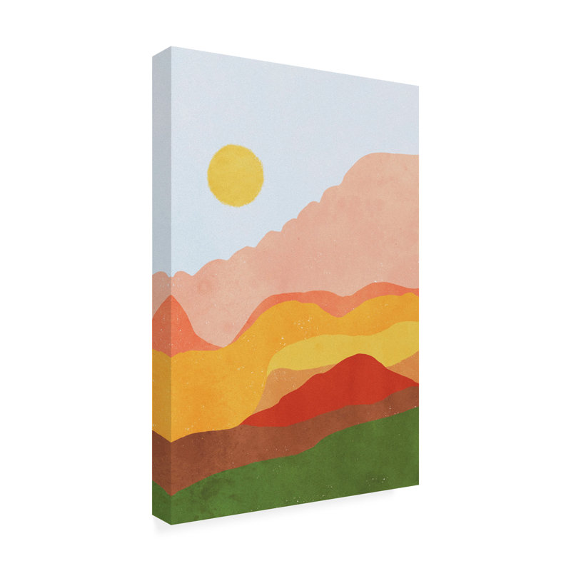 Gigi Rosado  Landscape No3 Canvas Art, 12" H x 19" W