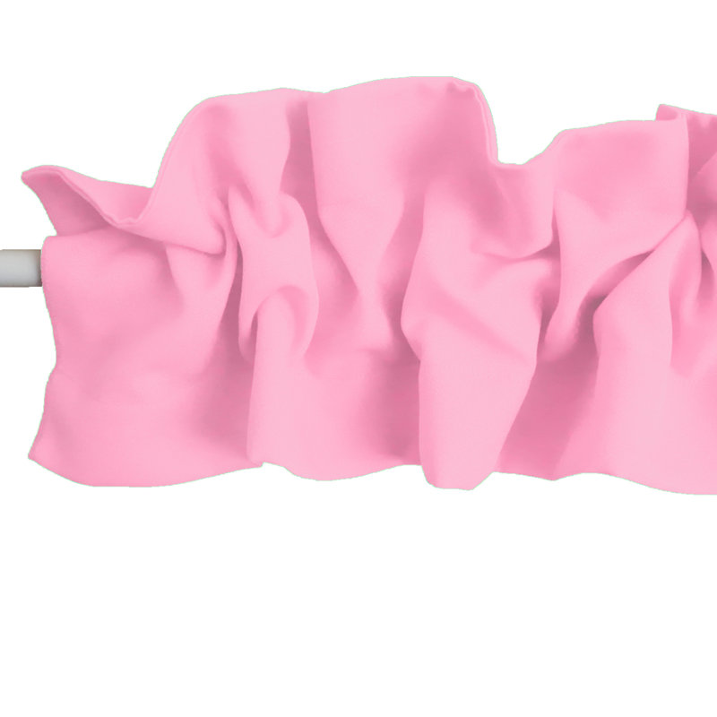 Window Valance, 58" W x 5" L, Pink