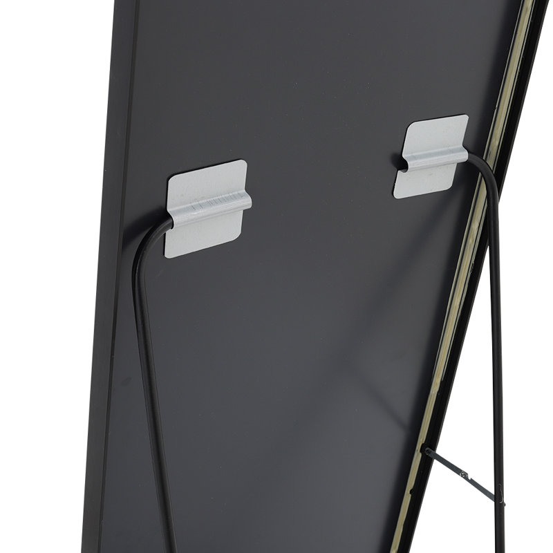Lourinda Metal Framed Full Length Mirror, 150 cm H x 40 cm W, Black
