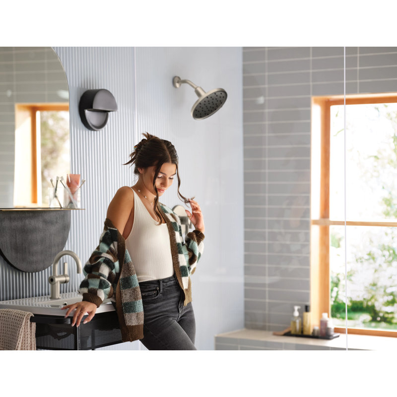 Moen Verso Eco-Performance Rainshower Featuring Magnetix, Brushed Nickel
