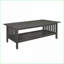 L'ensemble de tables basses Classic 3 pièces avec finition gris antique comprend 2 tables de bout et Tablettes