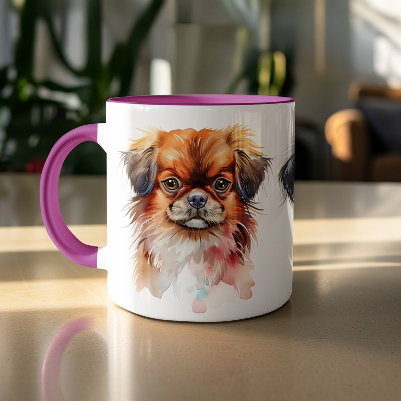 Ceramic Coffee Mug, 1, Purple