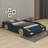 Car-Shaped Platform Bed With Wheels And Storage-1075293630-1075293626