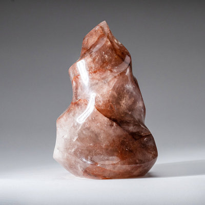 Genuine Polished Strawberry Quartz Flame Freeform (2.3 Lbs)