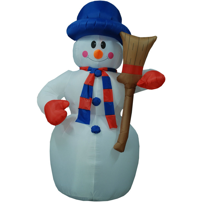 Décoration de noël gonflable bonhomme de neige